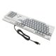 thumbnail image 2 of Full Size Mechanical Keyboard 104 Keys USB Wired Gaming Keyboard with Numeric Keypad Red Switch for Windows White Gray, 2 of 5