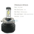 thumbnail image 3 of H4/9003 100 Watts CREE Headlight Conversion Kit High/Low Beam Combo Light Bulbs 6000K White 3 Year Warranty, 3 of 9