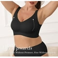 thumbnail image 4 of LWP Wireless Support Shaper Full Coverage Bra Everyday Bras Soft Light Comfort Bras for Women, 4 of 7