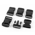thumbnail image 1 of Unique Bargains Black Plastic Side Quick Release Buckle for Bag (5 Pack), 1 of 1