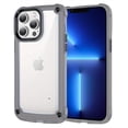 thumbnail image 3 of Transparent Phone Case For IPhone15 Pro Promax 14 Pro 14promax 13 13pro Max Tpu Transparent Border+ Acrylic Plate+ Metal Buttons Anti-fall Phone Protective Case, 3 of 5