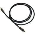 thumbnail image 1 of OFFIGAM Audio Cable for Speaker Black Fiber Optical Cord Compatible with Amplifiers, 1 of 8