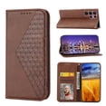 thumbnail image 1 of For Samsung Galaxy S23 Ultra 5G Cubic Grid Calf Texture Magnetic Leather Phone Case For Samsung Galaxy S23 Ultra 5G, 1 of 8