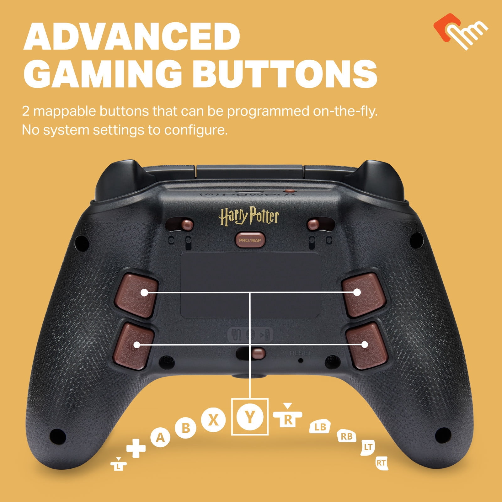 PowerA Advantage Wireless Controller for XBOX Series X|S - Harry Potter Quidditch