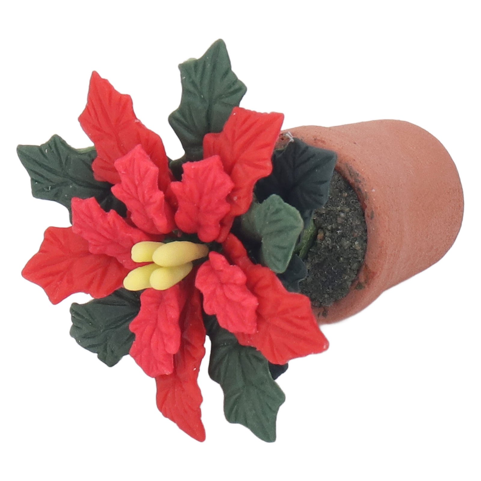 4 bouquets de plantes miniatures en argile, décoration de jardin pour maison de poupée, échelle 1:12 - France