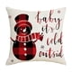 thumbnail image 2 of Fundas de almohada para decoración de Navidad C (Hombre de nieve), 2 of 8