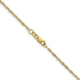 thumbnail image 3 of 14k Yellow Gold with Rhodium 1.65mm Singapore Chain, 3 of 5