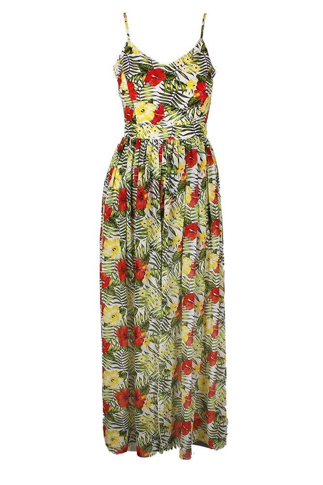 tropical maxi romper