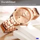 thumbnail image 5 of Reloj Curren Mujer Dama Análogo Contra Agua Fechador Color de la correa Dorado, 5 of 8
