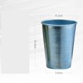 thumbnail image 1 of Taza de agua de titanio puro de una sola capa de aspecto alto de 380ML, taza de cerveza al aire libre, taza de salud anticaída portátil for el hogar y la Oficina, 1 of 2