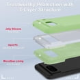 thumbnail image 3 of KOMI for Google Pixel 8a Case, Silicone Phone Case with 1 Screen Protector, Soft Anti-Scratch Microfiber Lining, Full Body Shockproof Slim Cover Support Wireless Charging, Mint Green, 3 of 8