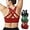 Black/Red/Green, variant on Support Sports Bras for Women: Padded Adjustable Crossback Full Coverage Bralette for Gym Dance - for C-DDD Large Bust