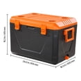 thumbnail image 4 of VEVOR Portable Cooler, 63 QT Hard Cooler with Ice Retention, Heavy-Duty Handles and Cup Holder, Lightweight Rigid Material Insulated Portable Cooler, Suitable for Family Picnics and Long Trips, 4 of 9
