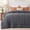 Quiet Shade, variant on U by Bedsure Quilted Comforters Duvet Insert Queen Size, All Season Down Alternative,Soft Bedding, Machine Washable with 8 Corner Tabs (White, 88x88 Inches)