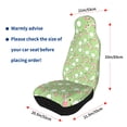 thumbnail image 4 of Sikiie Cute Frog2 Car Seat Protector 2 Pack Car Seat Cushion Mat, Car Seat Covers for SUV, Truck, Van, 4 of 7