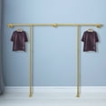 thumbnail image 5 of Dwellnix Wall Mounted Garment Rack Clothing Organizer Hanger Industrial Pipe Clothes Rack, 5 of 7