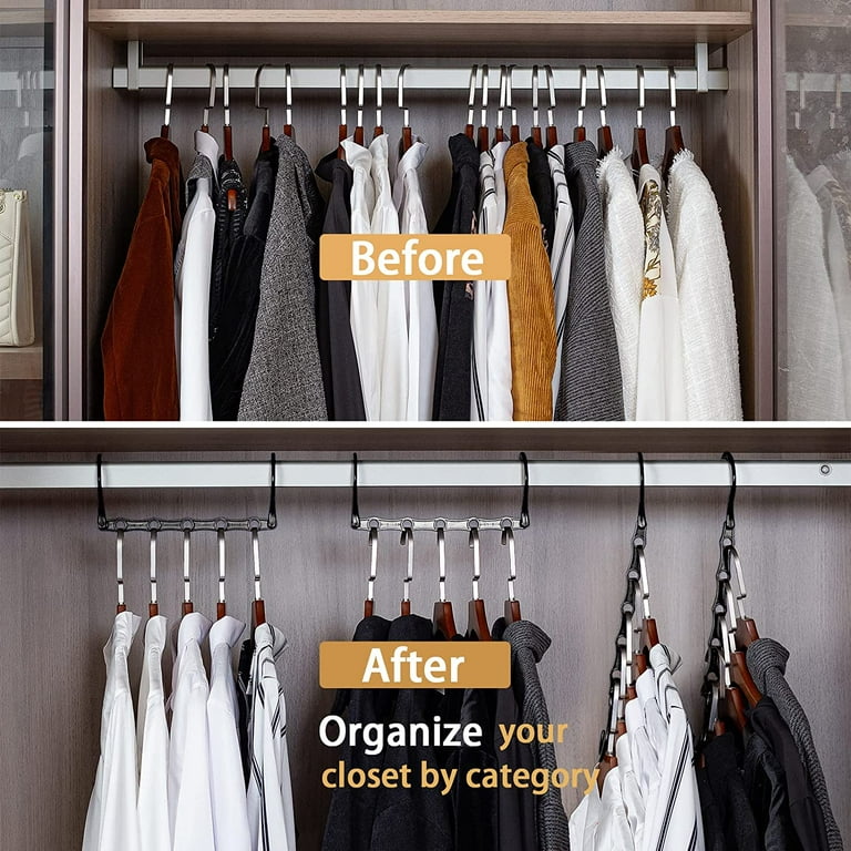 7 of the best space saving hangers to organize your closet