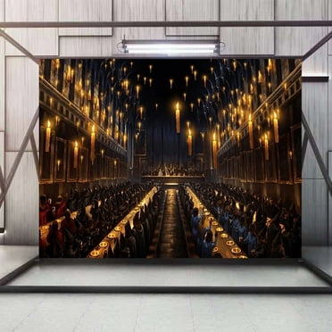 Magic Castle Witch Wizard School Hall Candles Church Photography Backdrop  Photo Studio Background Banner Poster