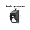 thumbnail image 2 of LED Solar Powered Alarm Warning Light Strobe Motion Sensor Lamp Alert Waterproof TAPDRA Spare Part, 2 of 4