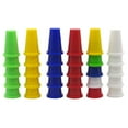 thumbnail image 1 of MasteelfCA 60PCS Thimble Caps Plastic Finger Protectors Colorful Pin Needle for DIY Craft Making Quilting Needlework (Mixed Style), 1 of 7