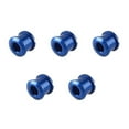 thumbnail image 1 of Splihome 5Pcs Bicycle Crankset Bolts Single Disc Bolts Double Disc Bolts Mtb Bike Parts blue, 1 of 5