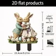 thumbnail image 7 of Tupukom Outdoor Garden Decor Bunny Decorative Landscape and Gardening Outdoor Decor, Lawn and Yard Ornament, Rust and Weather Resistant, 7 of 7