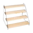 thumbnail image 4 of kurtrusly Shelf Riser For Cupcakes Perfumes Figures Clear Acrylic Display Easy Organization Long Lasting Cupcake Display Stand, 4 of 6