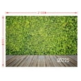 thumbnail image 2 of GreenDecor 7x5ft Green Plant And Brown Wood Background Photo Backdrops Studio Background Studio Props, 2 of 5