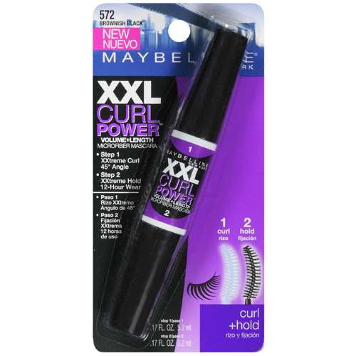 Maybelline New York XXL Curl Power Volume + Length Washable Microfiber