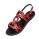 thumbnail image 1 of Correas de Tacón para Tacones Altos Estilo Rojo Corte Sandalias Planas, Tacones Altos Negros para las Mujeres Inspirado Correa de Tobillo Ajustable, 1 of 9