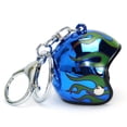 thumbnail image 4 of Llavero con casco colorido, colgante de equipaje, casco de motocicleta, casco de pato rompedor, 4 of 6