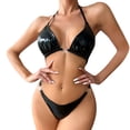 thumbnail image 1 of Harpily 2025 Intimates Women Plus Size Underwire Underwear Set Two Piece Underwear Underwear Underwear Sleepwear Steel Chain Linked Underwire Underwear Set, 1 of 9