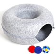 thumbnail image 1 of Cama tipo túnel para gatos PLIISLUP, grande, para gatos de interior de hasta 30 kg, 1 of 6