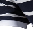 thumbnail image 5 of BOBOGOJP Polo pour Hommes à Manches Courtes, Performance Imprimée, Évacuation de l'Humidité (Marine,TG), 5 of 5