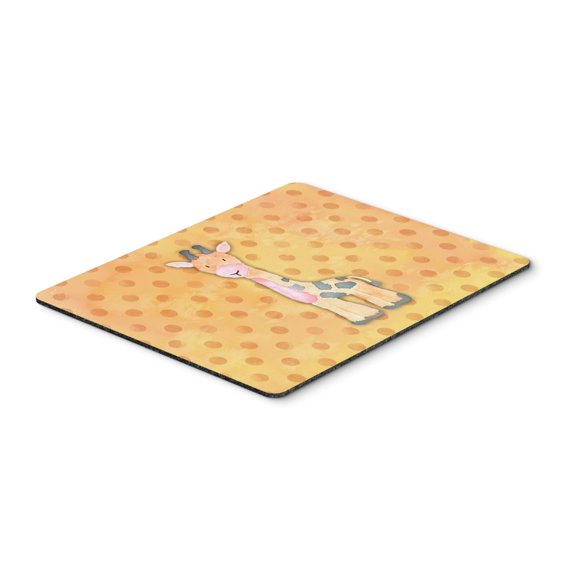 Polkadot Griaffe Watercolor Mouse Pad Hot Pad or Trivet