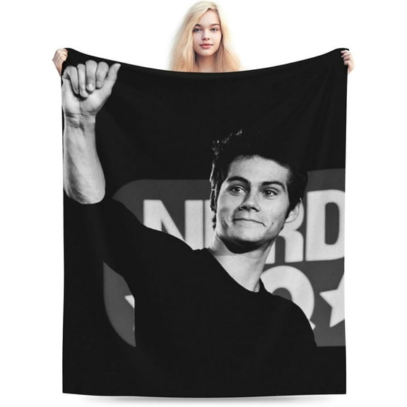 Dylan Actors O''Brien Blanket Throw Blanket Soft Microfiber Blankets for Living Room Couch Sofa Bedroom 40"x30"