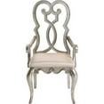 thumbnail image 2 of Benjara Arm Chair with Open Scrolled Design Back, Set of 2, Champagne Gold, 2 of 5
