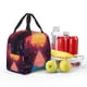 thumbnail image 5 of Disketp Neon Sunset Cyberpunk Cityscape Bolsa Térmica para Almuerzo para Hombre y Mujer, Ideal para Trabajo, Senderismo y Picnic, 5 of 8