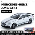 thumbnail image 1 of 1:24 Mercedes-Benz AMG GT63 Diecast Alloy Car Model Metal Toy With Sound Light Pull Back For Kid Children Collection A478 White With box, 1 of 6