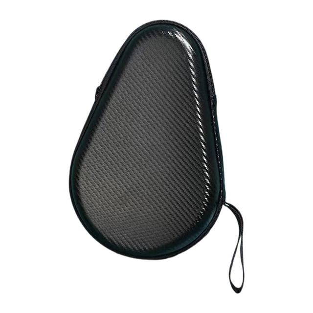 DYNWAVECA Table Tennis Paddle Case Lightweight Portable Carrying Case Gourd Shape Gift Black
