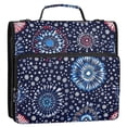 thumbnail image 5 of FORMRS Zipper Binder with Shoulder Strap 1.5-inch Ring 500 Sheet Capacity File Bag, Blue Fireworks Pattern, 5 of 5