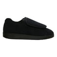 thumbnail image 4 of Silverts Adaptive Slippers, Easy Close - Men, Black, Size 8, 2X Wide, 1 Ct, 4 of 9
