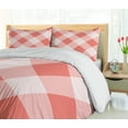 thumbnail image 5 of Ambesonne Coral Duvet Cover Set, Vintage Old Fashion Art, 2-Calking, Coral Cream, 5 of 7