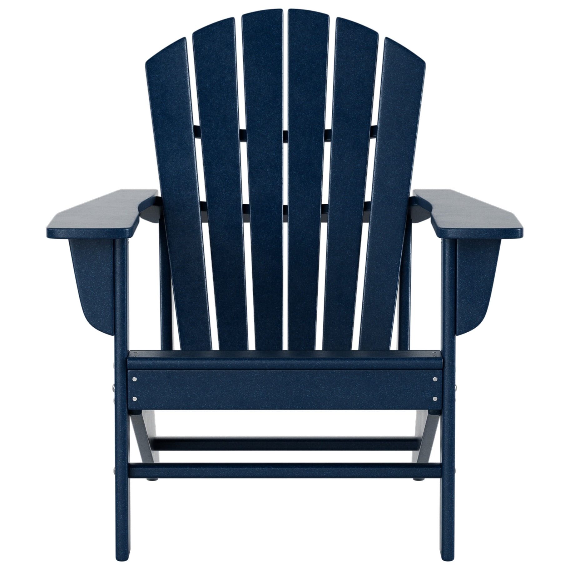 Polytrends  Altura  Outdoor Eco-Friendly All Weather Poly Patio Adirondack Chair (Set of 2) Navy Blue