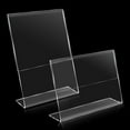 thumbnail image 6 of YLLSF 10pcs Transparent Acrylic Display Stand Desk Display Card Stand photo frame E, 6 of 10