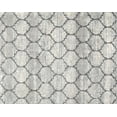 thumbnail image 1 of Ahgly Company Indoor Rectangle Contemporary Dark Gray Trellis Area Rugs, 2' x 3', 1 of 6