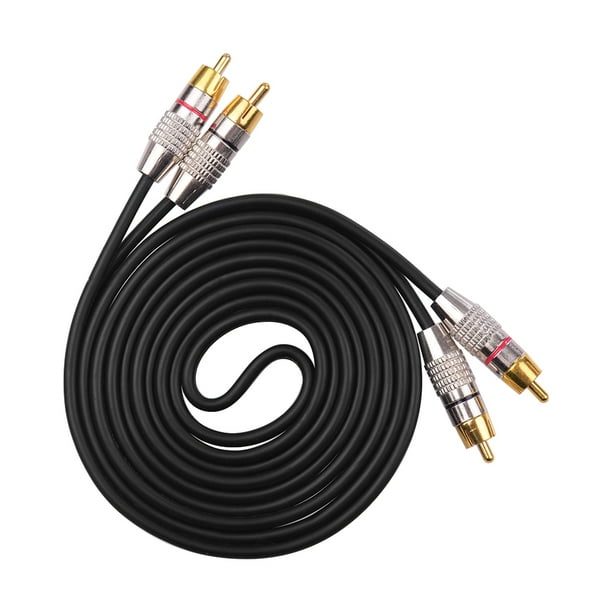 Audio Video Connecting Wires 2RCA to 2RCA Stereo Audio Cable Shielded