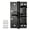 Black, variant on Heavy Duty Automatic Door Hinge with Tension Control & Noise Reduction Furniture Use
