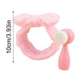 thumbnail image 5 of Aellinatey 2-in-1 Face Brush Makeup Headbands Facials Cleansing Brush Bowknot Hair Bands, 5 of 19