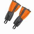 thumbnail image 3 of M Buder Polainas Térmicas e Impermeables para Nieve y Senderismo, Cubiertas de Botas Protectoras de Tela Oxford para Escalada y Deportes al Aire Libre de Adultos (Naranja), 3 of 9